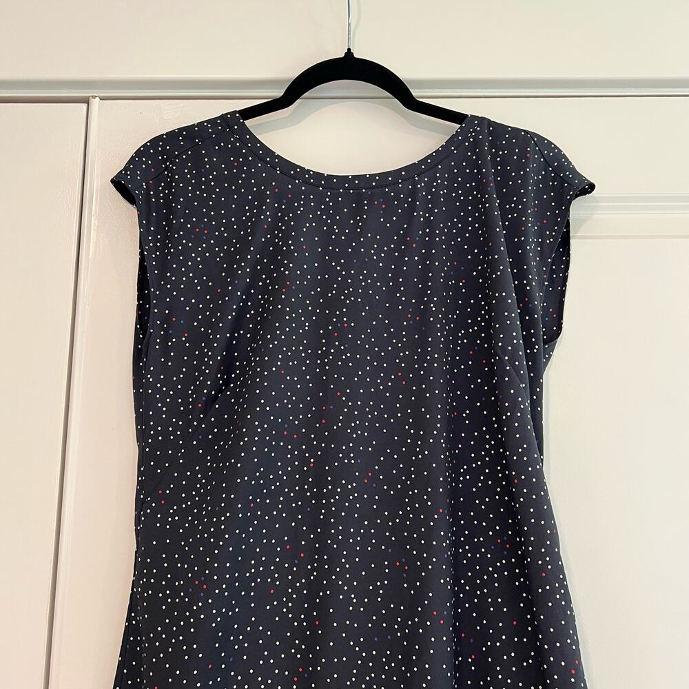 Tommy Hilfiger Women's Sleeveless Shift Dress Navy‎ White Blue Size Small - Picture 4 of 10